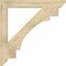 Ekena Millwork Merced Slat Rough Sawn Bracket, Douglas Fir, 4"W x 36"D x 36"H BKT04X36X36MRC06RDF - alternate 3